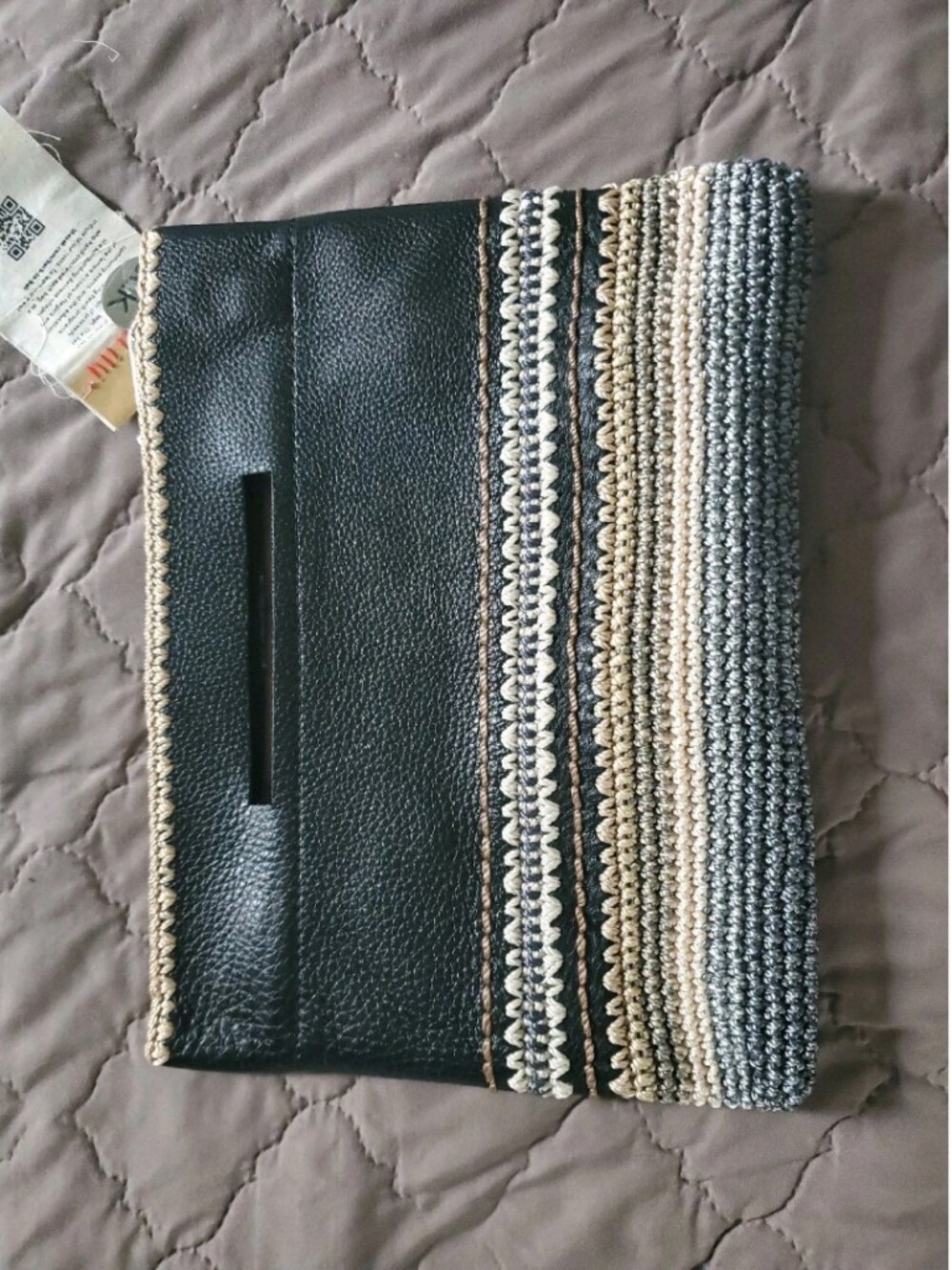 THE SAK Linden Crossbody Handbag in Black Small Back to Bali Brand New